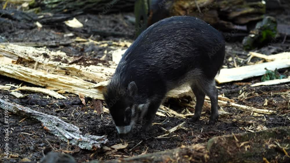 Video of Visayan warty pig Video of Visayan warty pig