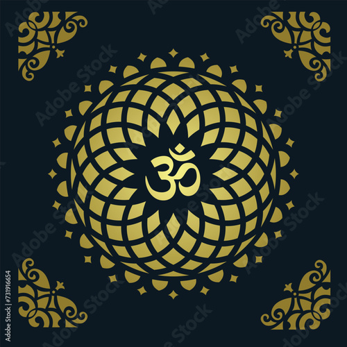 Om Jali design, Om cnc cut jali, corian jali for Temple Mandir door Window etc.