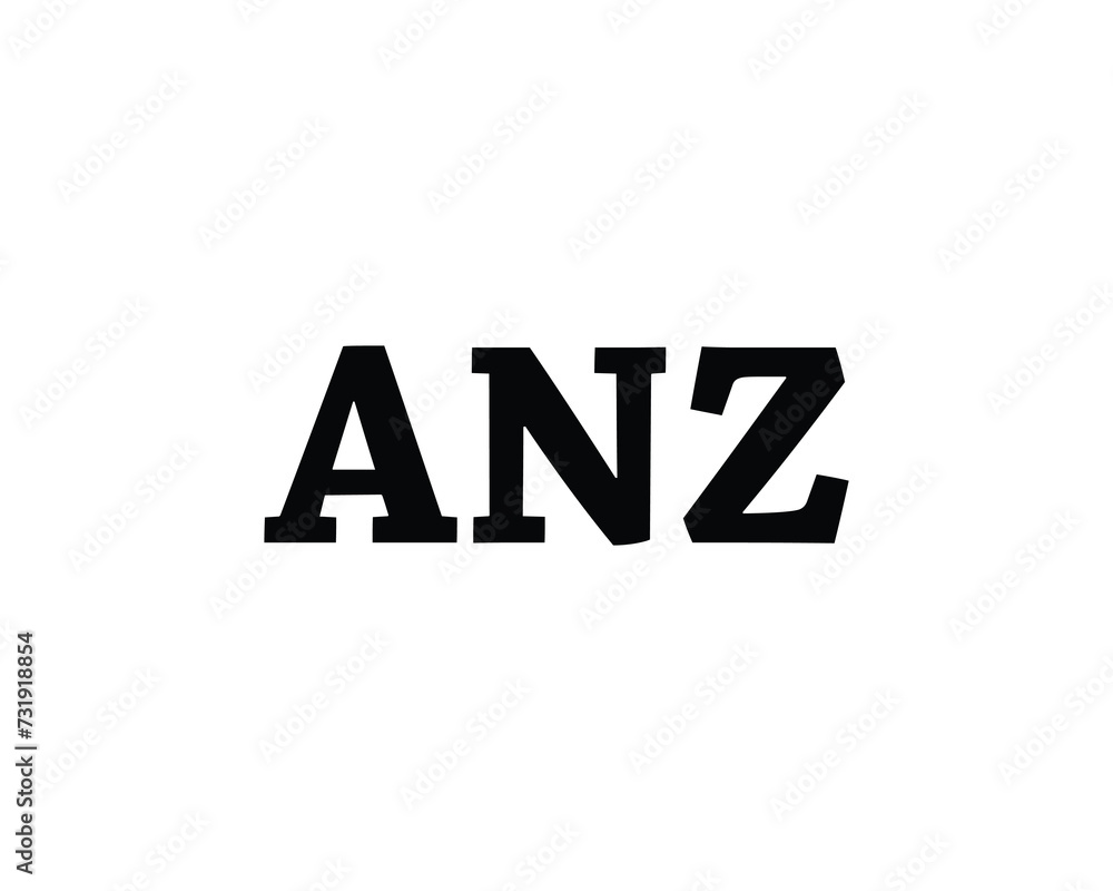 ANZ logo design vector template ANZ logo design vector template