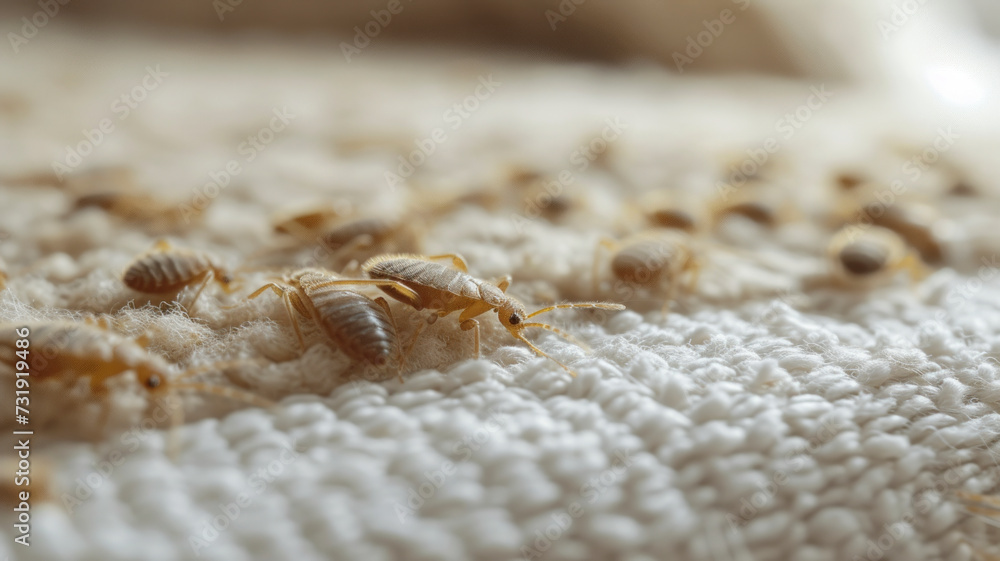 Bed Bug, mattress infestation, highlighting the bed bug menace and the critical role of pest control in maintaining a healthy home