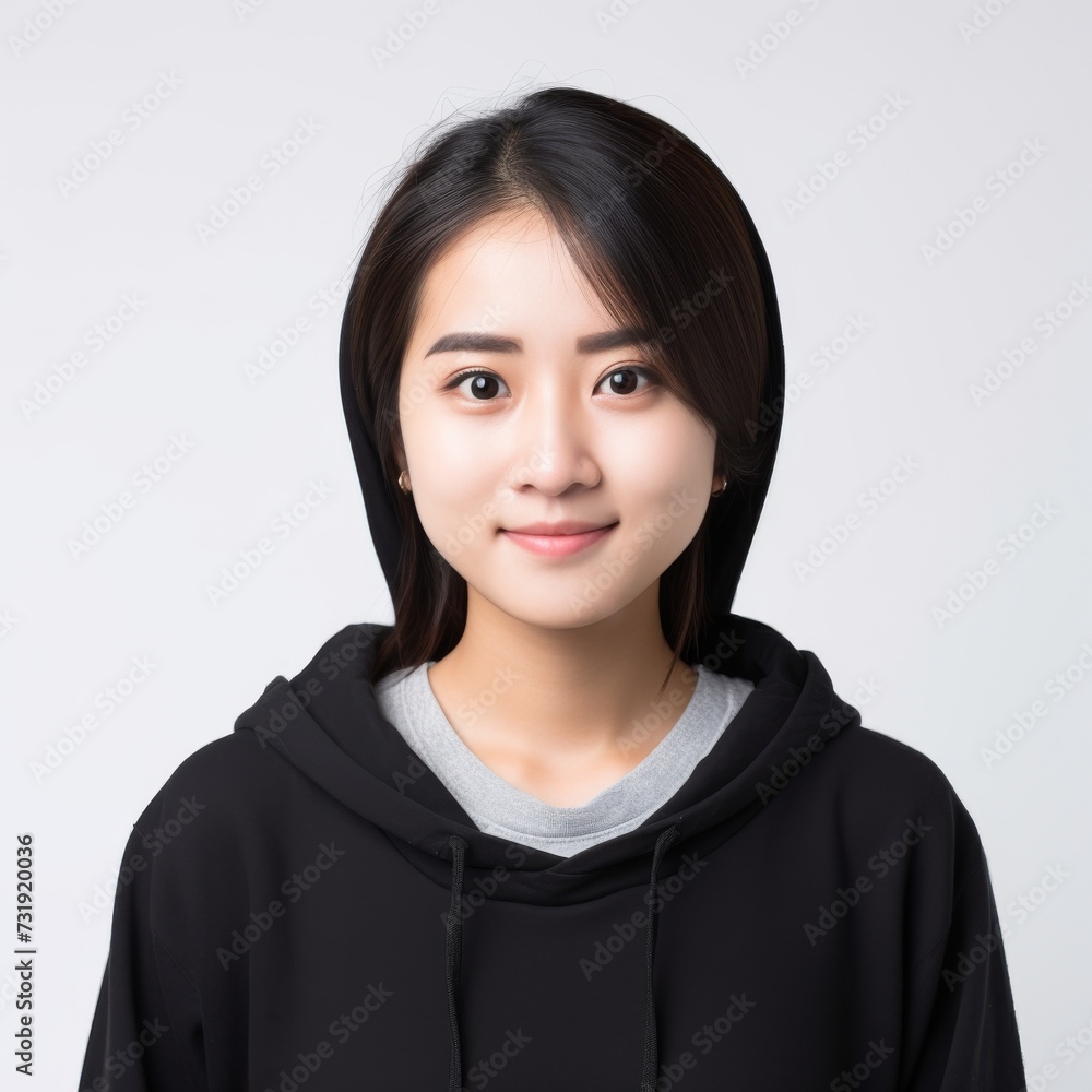 Portrait of a young Asian woman suitable for beauty or fashion industry Portrait of a young Asian woman suitable for beauty or fashion industry