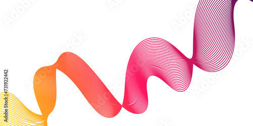 Modern seamless abstract dynamic flowing wave lines background, geometric modern wave lines pattern on white background, abstract geometric technology relaxing wallpaper.