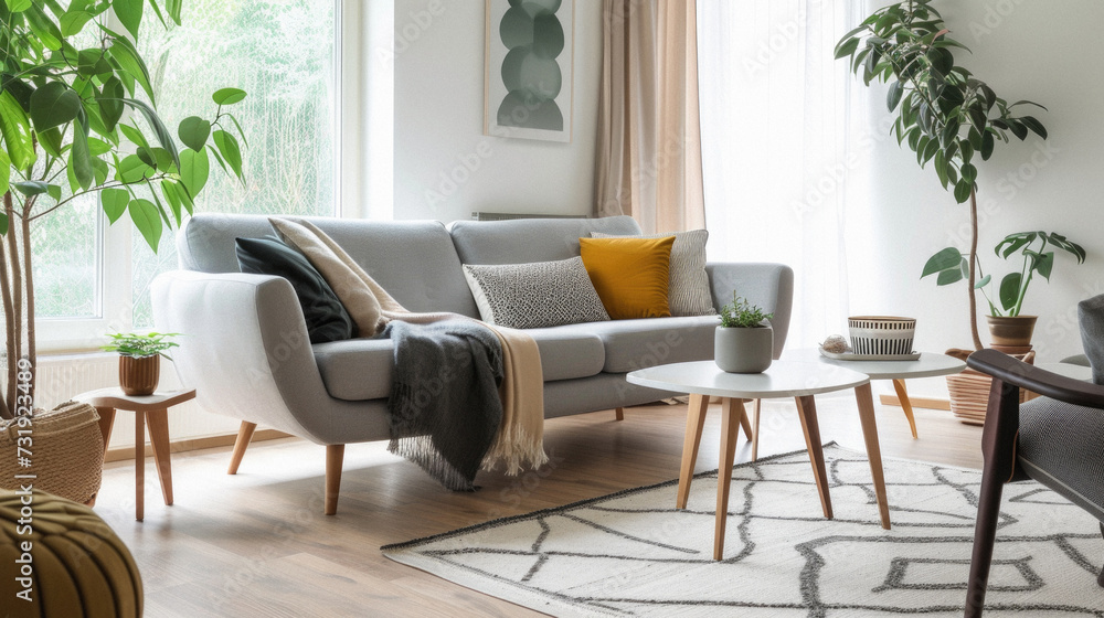Comfortable modern sofa, soft luxury couch in cozy living room minimal elegant aesthetic home interior design contemporary style background space. House furniture store shopping advertising promo . Comfortable modern sofa, soft luxury couch in cozy living room minimal elegant aesthetic home interior design contemporary style background space. House furniture store shopping advertising promo .