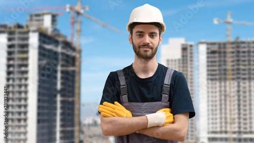 constructor man at working place