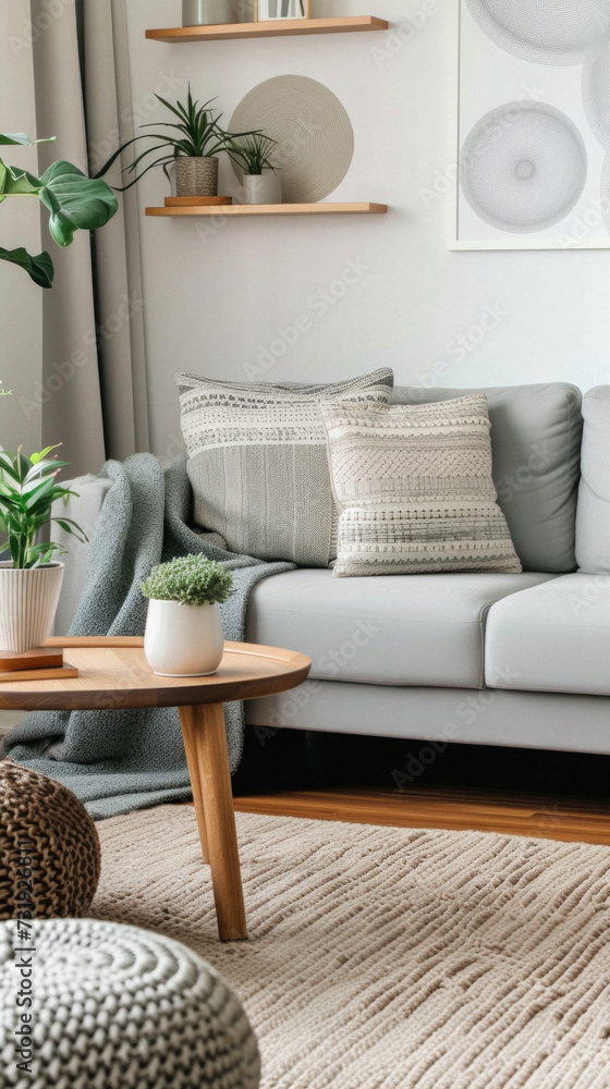 Comfortable modern sofa, soft luxury couch in cozy living room minimal elegant aesthetic home interior design contemporary style background space. House furniture store shopping advertising promo . Comfortable modern sofa, soft luxury couch in cozy living room minimal elegant aesthetic home interior design contemporary style background space. House furniture store shopping advertising promo .