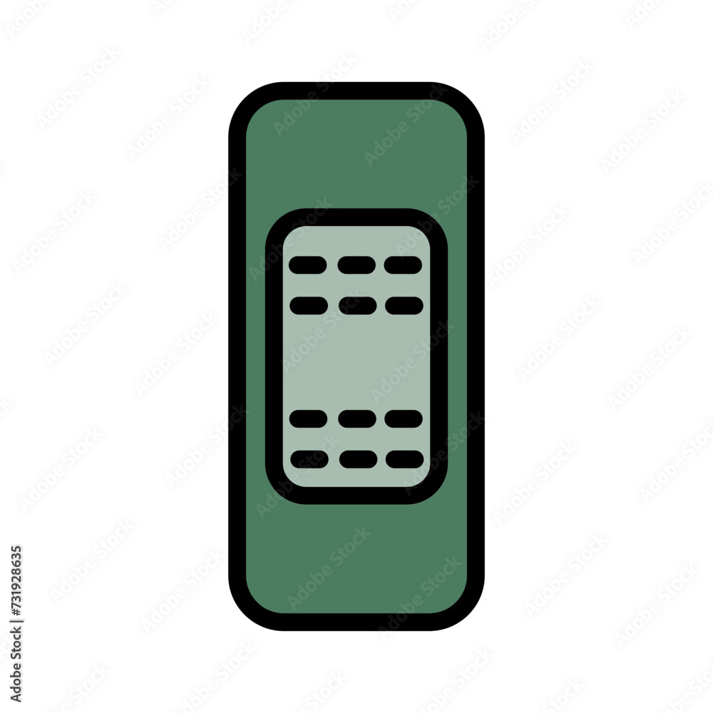 Medical Roller Bandage Filled Outline Icon Medical Roller Bandage Filled Outline Icon