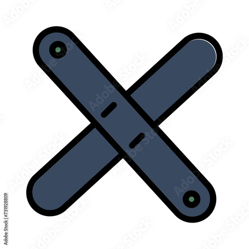 Plaster Scar Medicine Filled Outline Icon