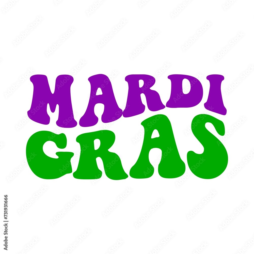 Mardi Gras typography design on plain white transparent isolated background for card, shirt, hoodie, sweatshirt, apparel, tag, mug, icon, poster or badge Mardi Gras typography design on plain white transparent isolated background for card, shirt, hoodie, sweatshirt, apparel, tag, mug, icon, poster or badge