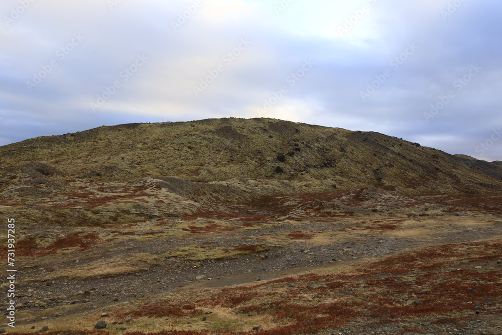 View on a mountain in the Vatnajökull National Park of iceland View on a mountain in the Vatnajökull National Park of iceland