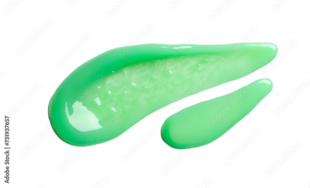 Obraz premium Gel Splitter On Transparent Isolated Background