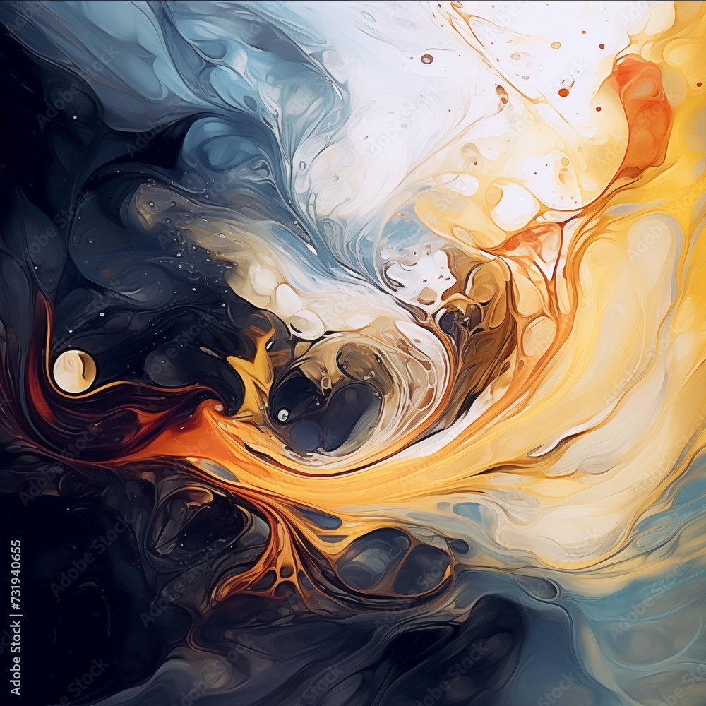 Abstract Fluid Painting Oil Painting style background Abstract Fluid Painting Oil Painting style background