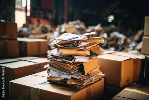 Pile of box scrap © Geber86