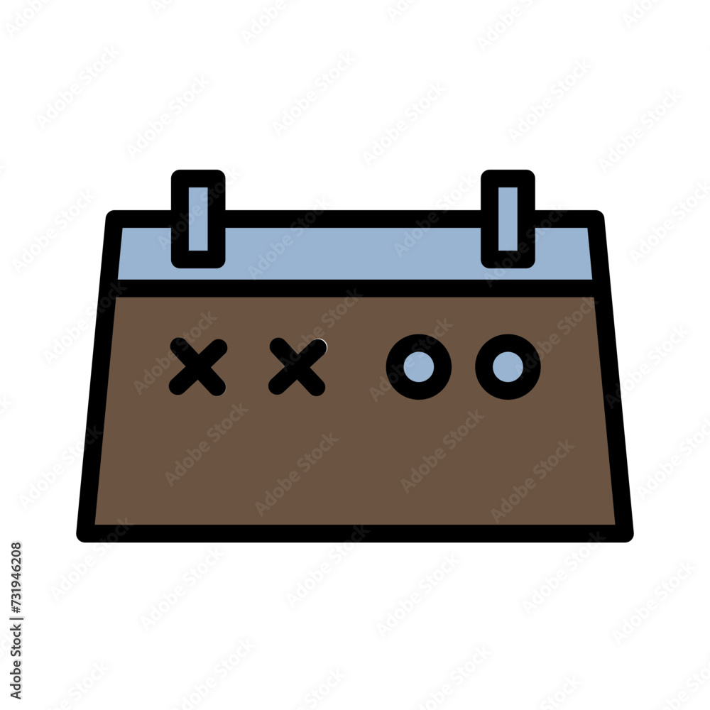 Calendar Goal Planning Filled Outline Icon Calendar Goal Planning Filled Outline Icon