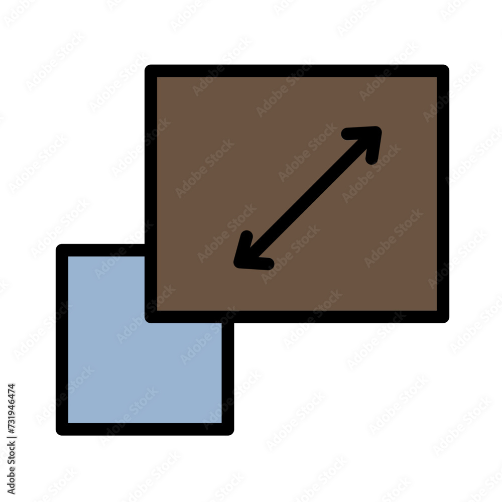 Agile Arrows Expand Filled Outline Icon Agile Arrows Expand Filled Outline Icon
