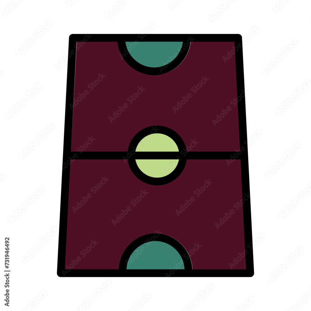 Area Ground Play Filled Outline Icon Area Ground Play Filled Outline Icon