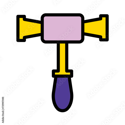 Hammer Muscle Physical Filled Outline Icon