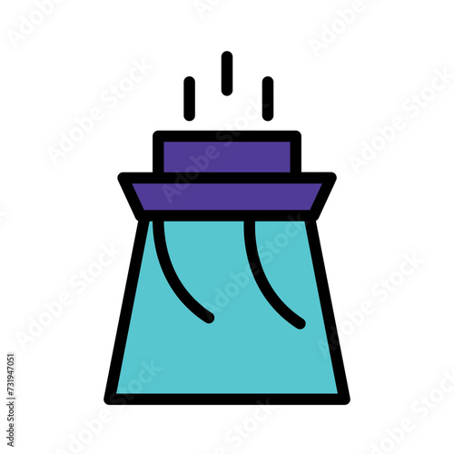 Cold Hot Therapy Filled Outline Icon