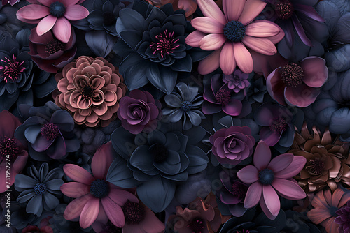 black flowers wallpaper android wallpaper download i