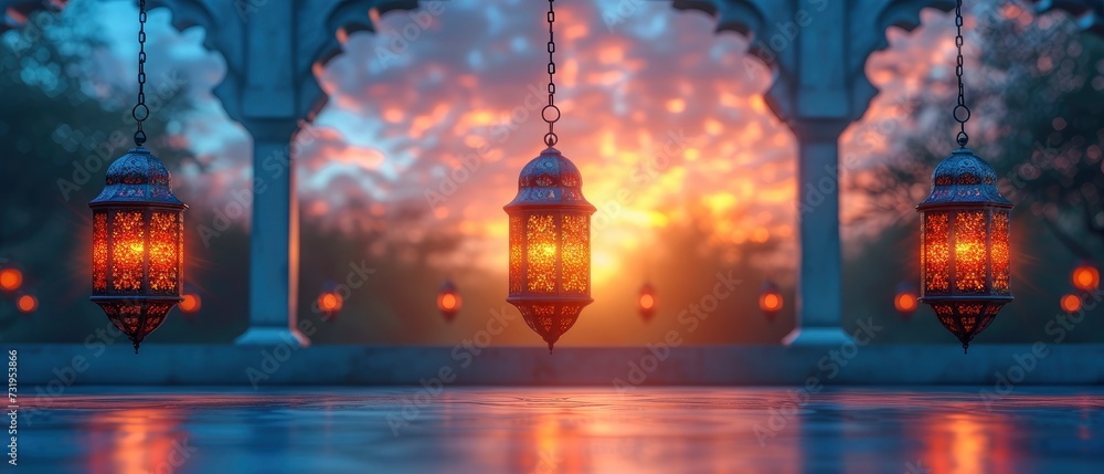 Ramadan and Eid al-Fitr Concept 2024 Backgrounds, Featuring Turkish Traditional Lantern Light Lamp, Ramadan Kareem Mubarak 3D Background Ramadan and Eid al-Fitr Concept 2024 Backgrounds, Featuring Turkish Traditional Lantern Light Lamp, Ramadan Kareem Mubarak 3D Background