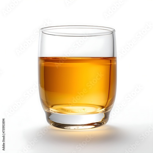 Ein Glas mit Apfelsaft