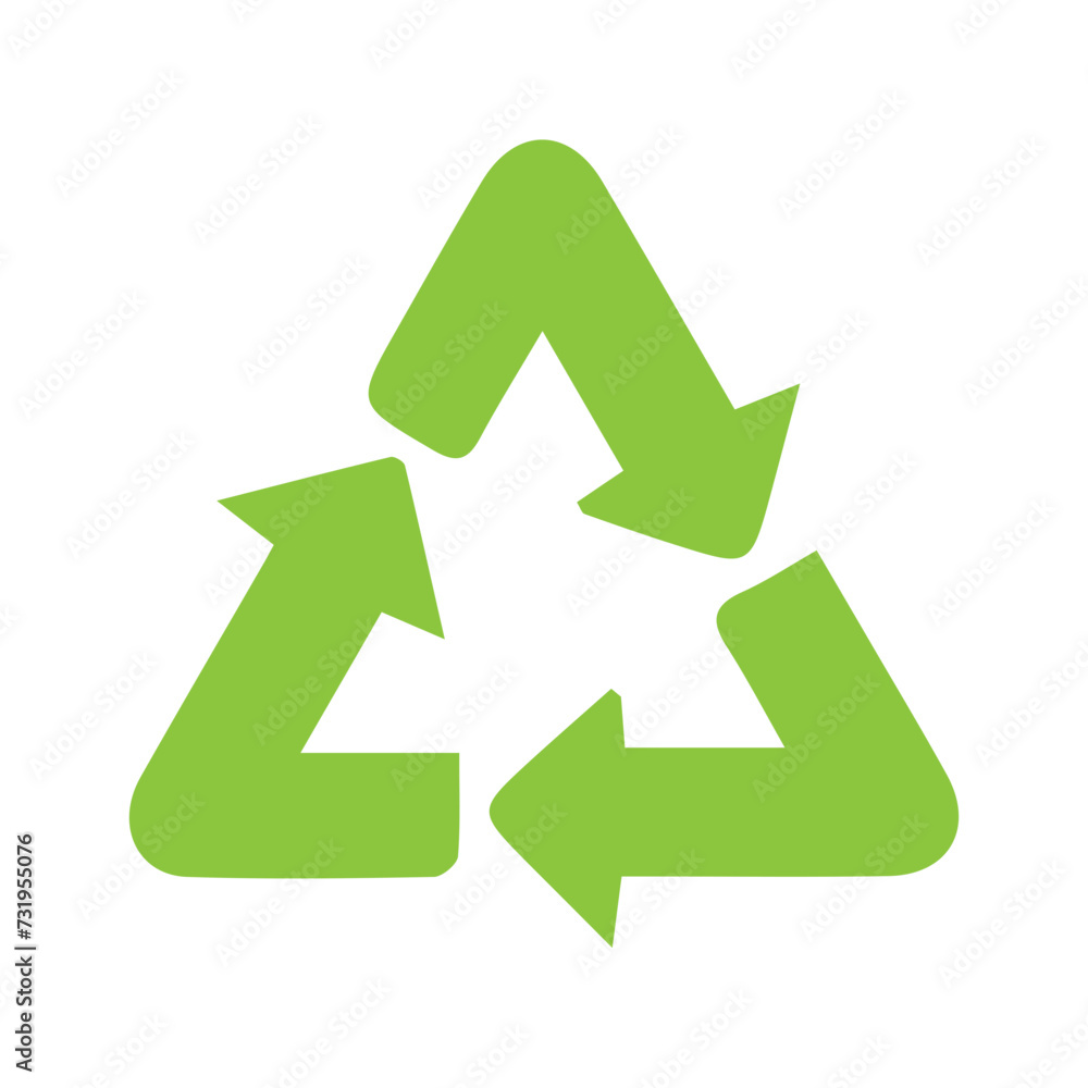 Recycle sign set icon Recycle sign set icon