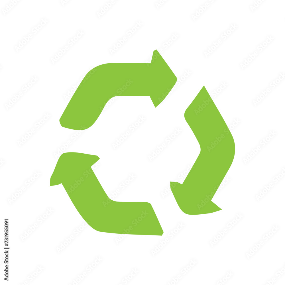 Recycle sign set icon Recycle sign set icon