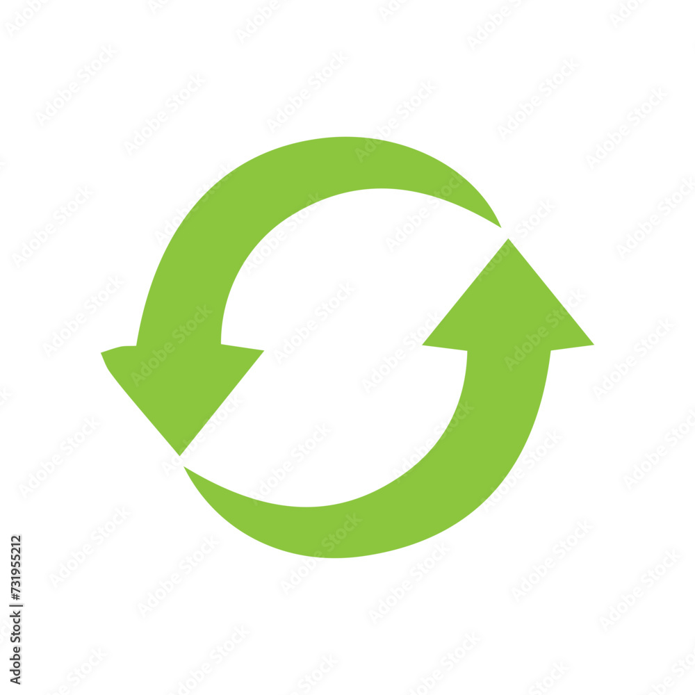 Recycle sign set icon Recycle sign set icon