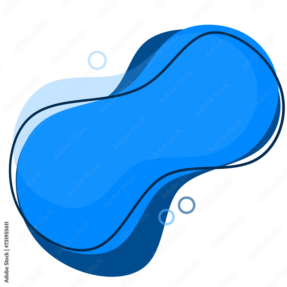 abstract blue fluid shape element transparent abstract blue fluid shape element transparent