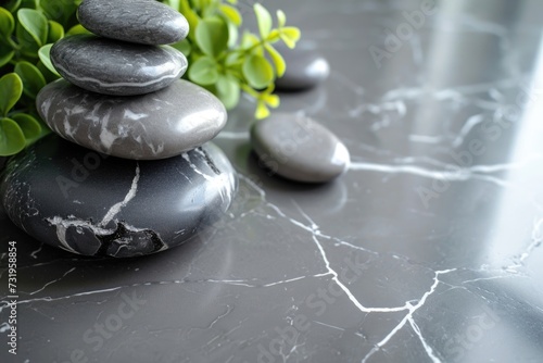 Zen Stones Balance Concept