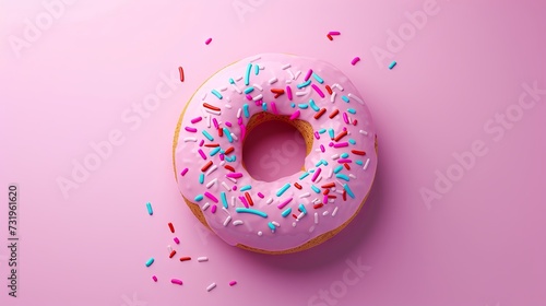 Cartoon donut logo design