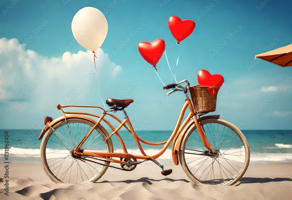 bicycle with heart