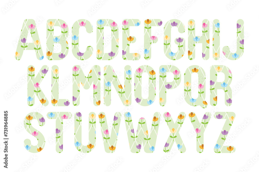 Versatile Collection of Flowers Alphabet Letters for Various Uses Versatile Collection of Flowers Alphabet Letters for Various Uses