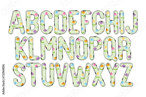 Versatile Collection of Flowers Alphabet Letters for Various Uses