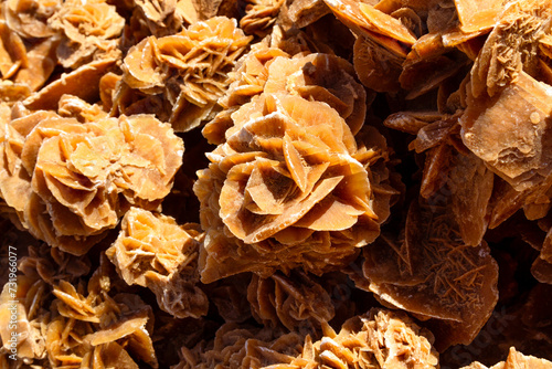 Εκτύπωση καμβά Background. A pile of raw, natural desert roses Tunisia, Africa