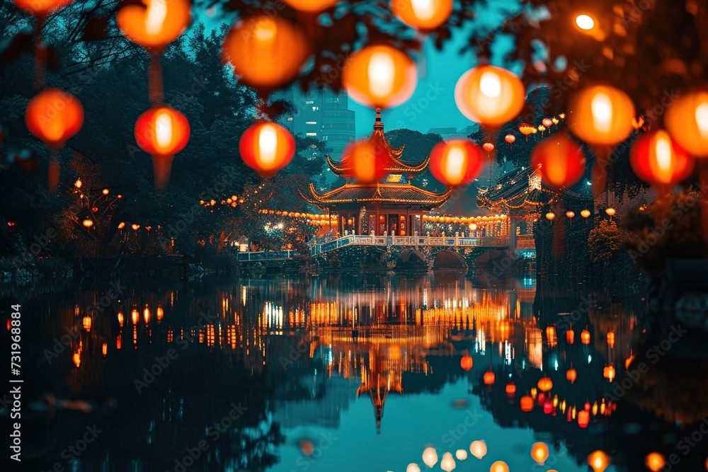 Taiwan Lantern Festival , Luminous Landscape: Capture the breathtaking scene of thousands of lanterns illuminating streets, temples, and parks, showcasing the vibrant colors and intricate designs. Taiwan Lantern Festival , Luminous Landscape: Capture the breathtaking scene of thousands of lanterns illuminating streets, temples, and parks, showcasing the vibrant colors and intricate designs.
