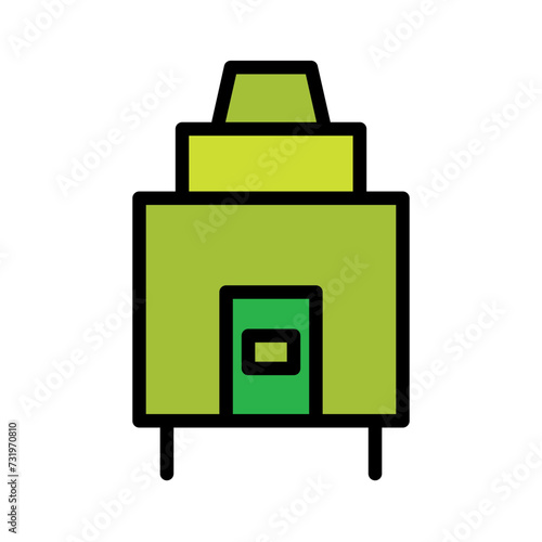 Cooker Crock Pot Filled Outline Icon