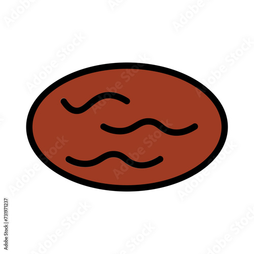 Pond Pool Lake Filled Outline Icon
