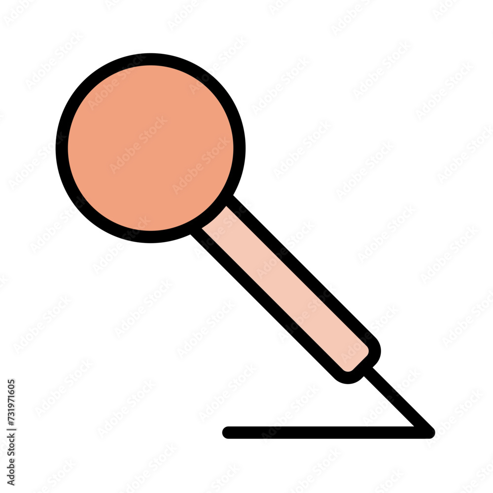 Mic Audio Talk Filled Outline Icon Mic Audio Talk Filled Outline Icon