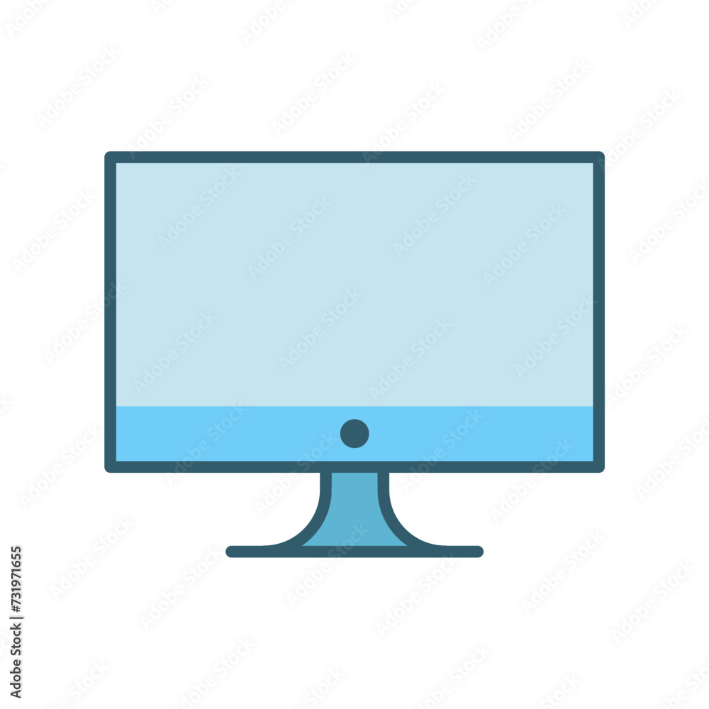 monitor icon design vector template monitor icon design vector template