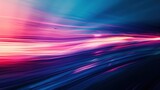 Abstract digital art of flowing blue and pink neon light waves, creating a vibrant dynamic motion background.