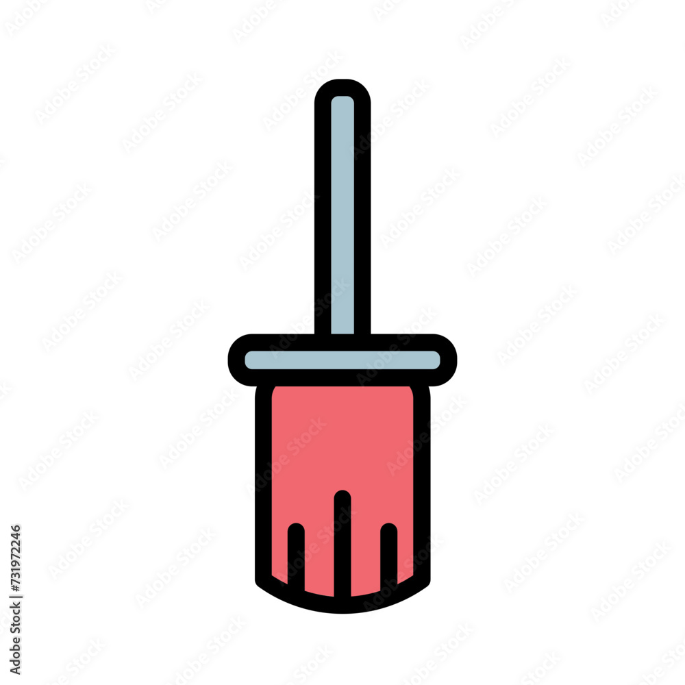 Broom Magic Mop Filled Outline Icon Broom Magic Mop Filled Outline Icon