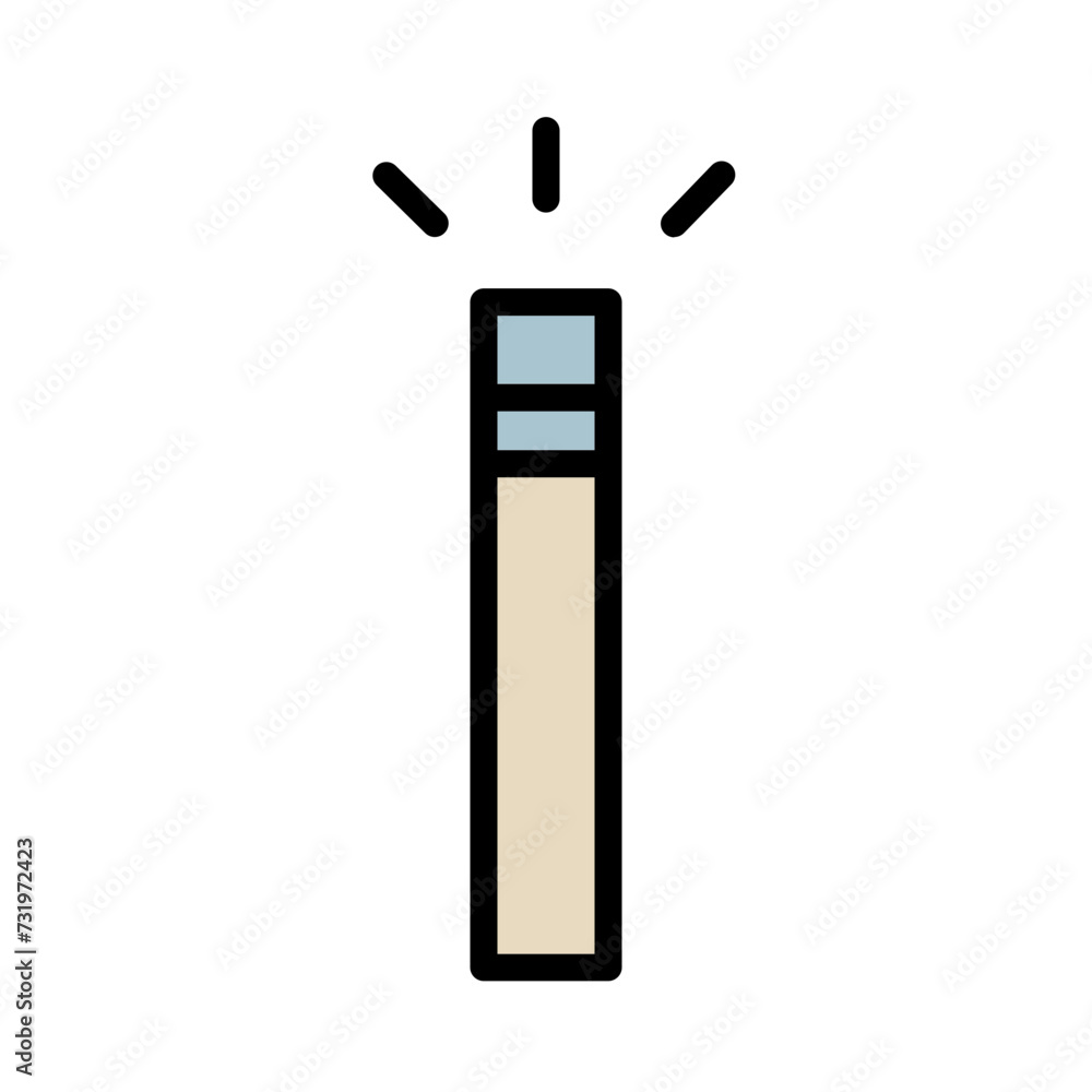 Magic Party Stick Filled Outline Icon Magic Party Stick Filled Outline Icon