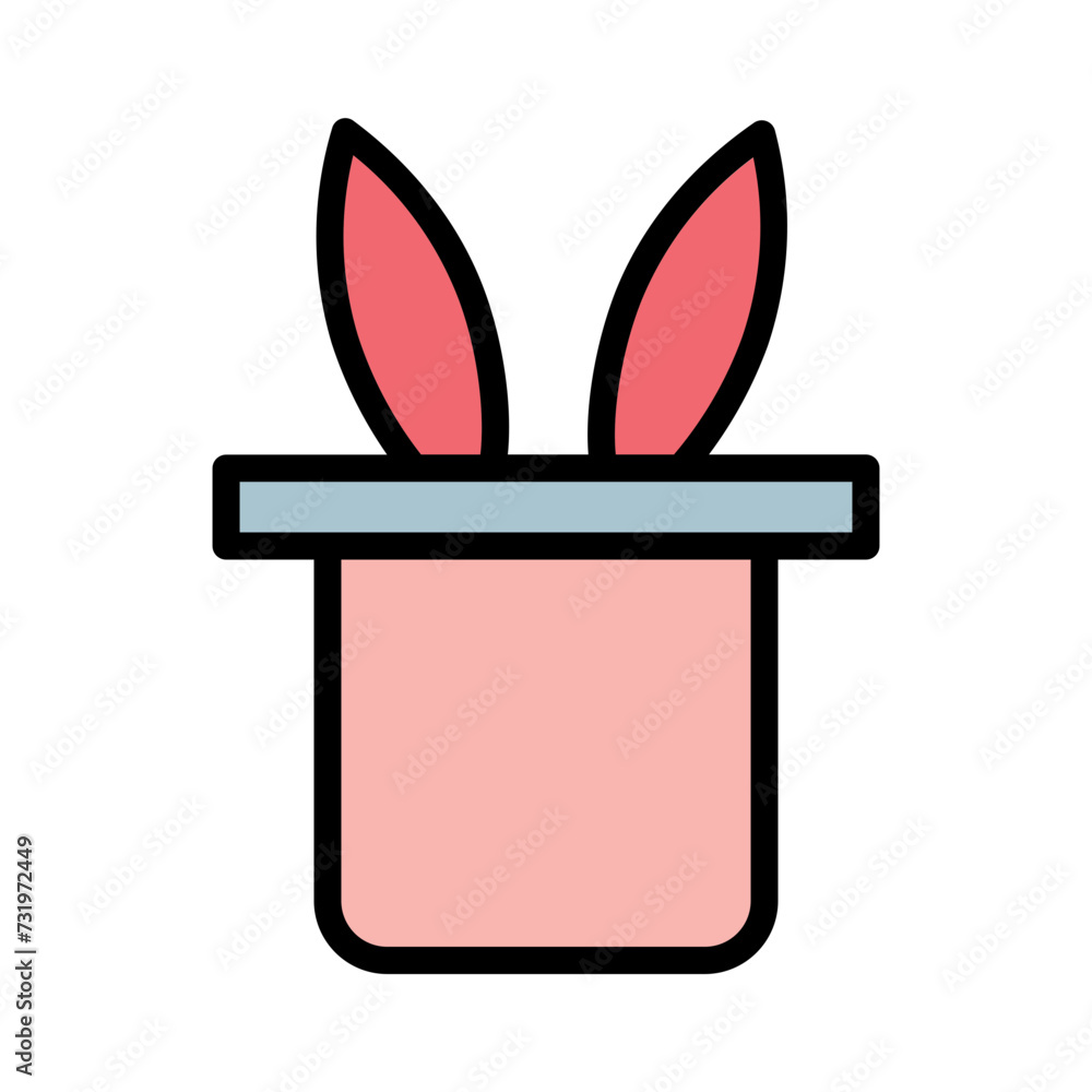 Magic Wizard Hat Filled Outline Icon Magic Wizard Hat Filled Outline Icon