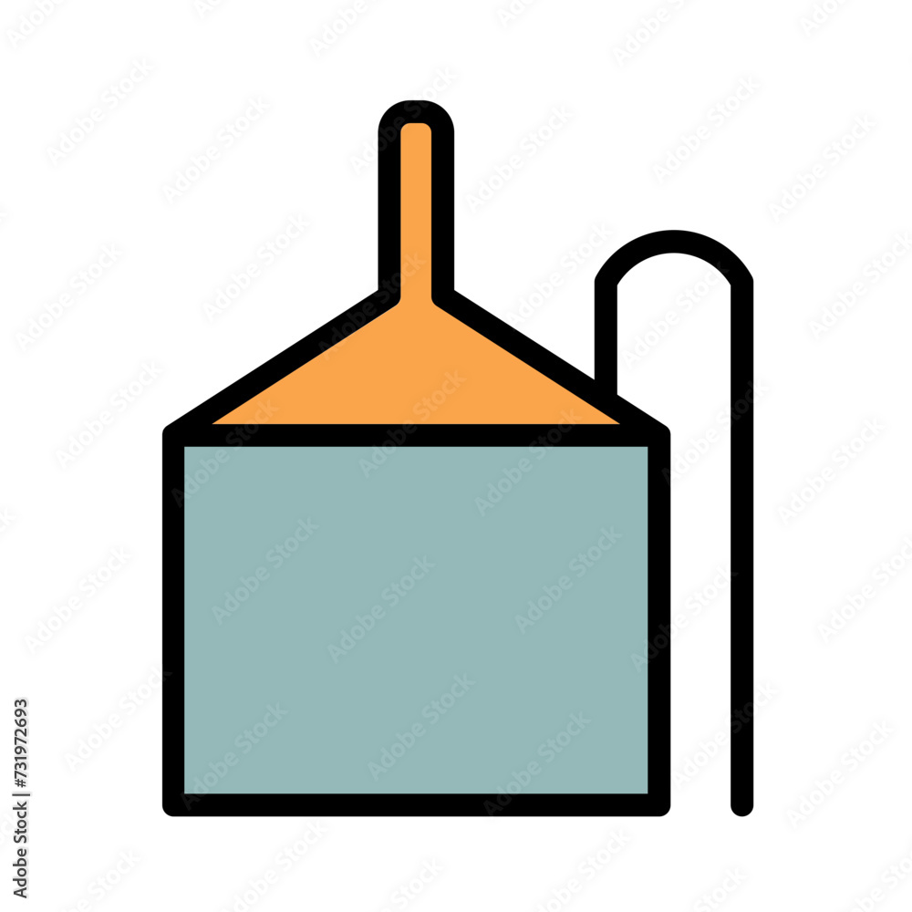 Beer Brew Factory Filled Outline Icon Beer Brew Factory Filled Outline Icon