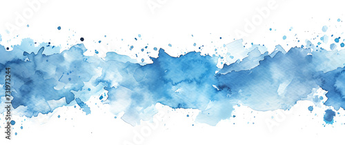 the background of an watercolor splashing blue water © Torrent
