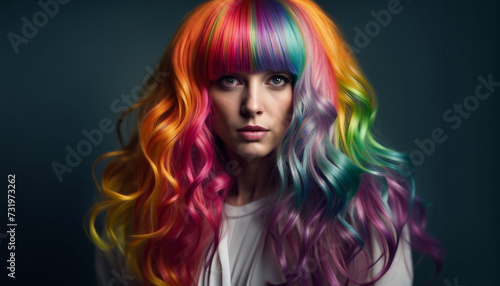 Colorful Elegance: Embracing Long Wig Hairstyles