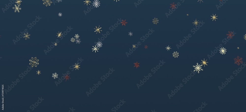 XMAS Stars - Banner with golden decoration. Festive border with falling glitter dust and stars. XMAS Stars - Banner with golden decoration. Festive border with falling glitter dust and stars.