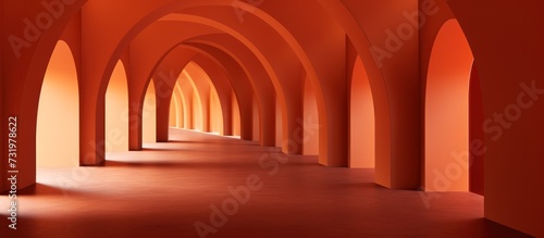Arched Walkway without people