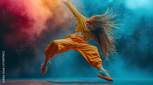 Modern dances with acrobatic elements.