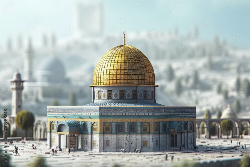 Miniature of dome of the rock